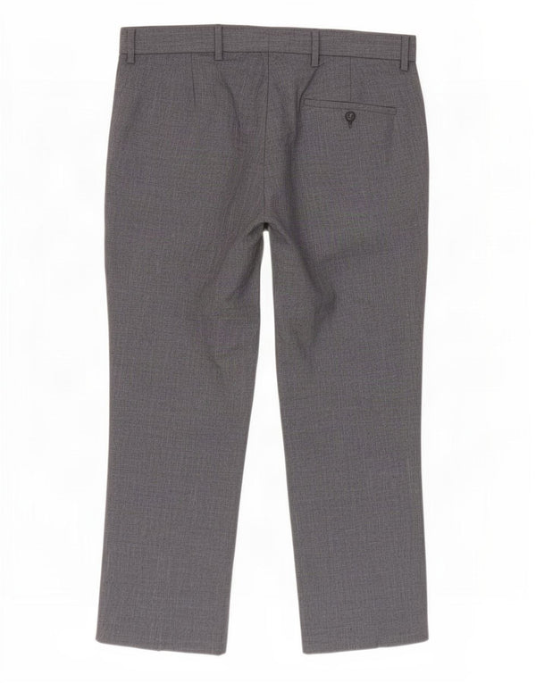 Calça Chino Masculina Marks & Spencer Regular Fit W36 L29 Azul Poliéster
