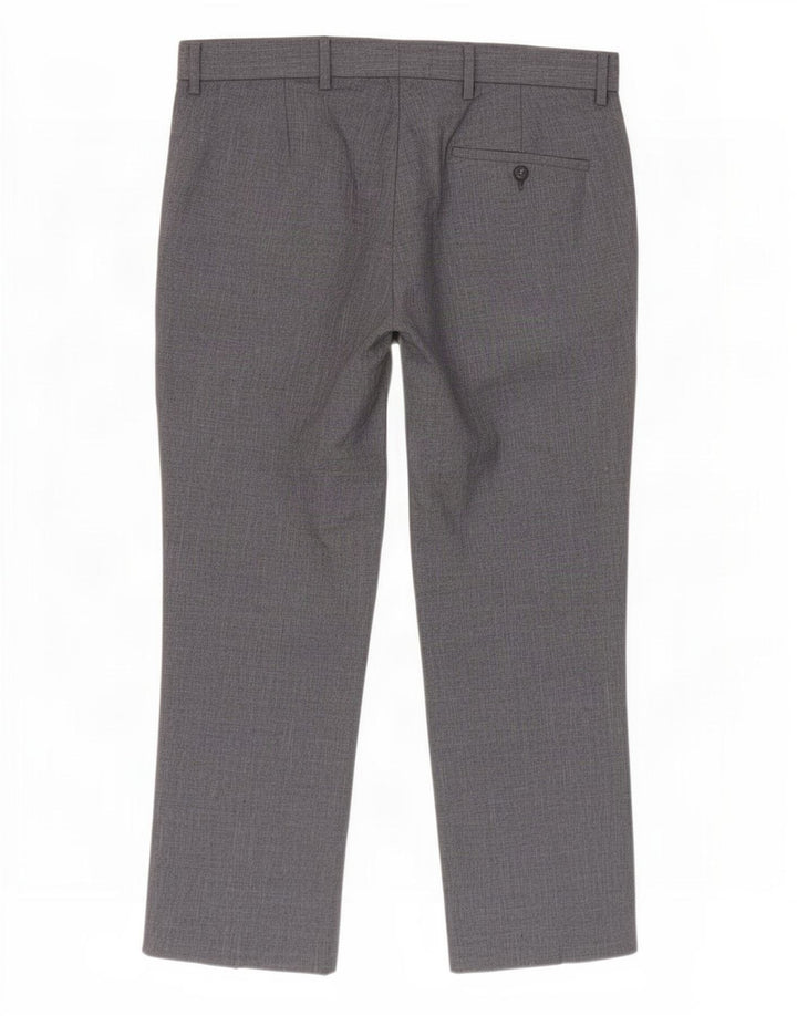 Calça Chino Masculina Marks & Spencer Regular Fit W36 L29 Azul Poliéster