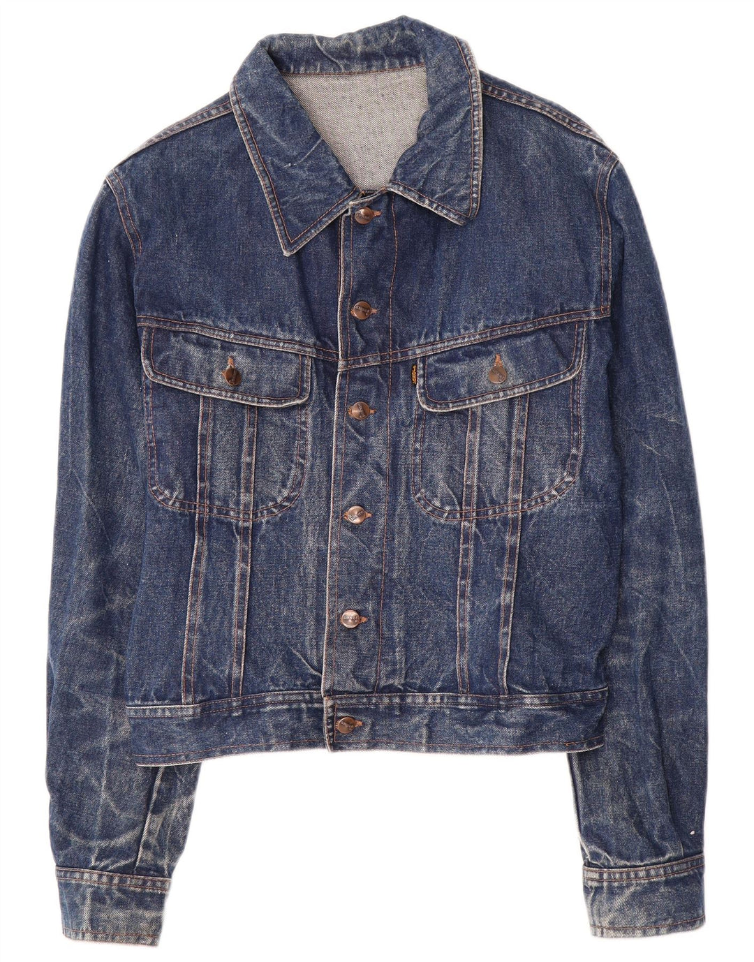 Jaqueta jeans masculina Jesus UK 38 algodão azul médio