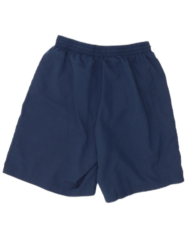 Umbro Shorts de natação masculino gráfico grande poliéster azul marinho