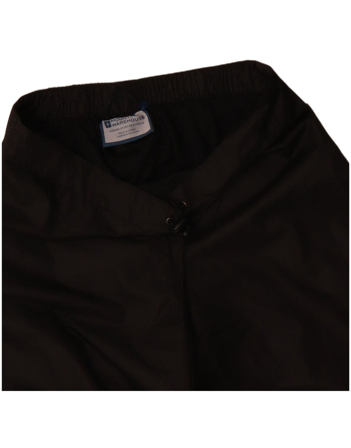 Calça impermeável feminina Mountain Warehouse UK 12 médio W32 L30 preta