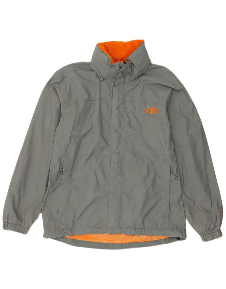 Jaqueta de chuva masculina com capuz The North Face UK 38 Nylon cinza médio