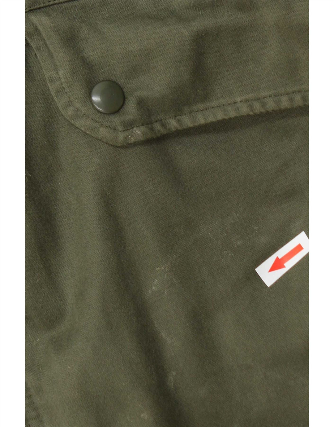 Jaqueta Parka masculina vintage com capuz UK 40 verde grande