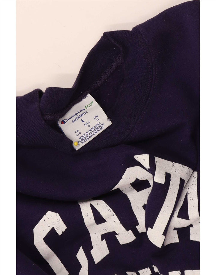 Champion moletom gráfico masculino jumper grande roxo
