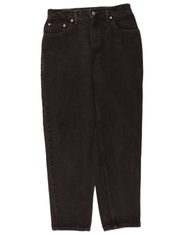 Jeans feminino Levi's 550 cintura alta cônico US 8 médio W26 L28 preto