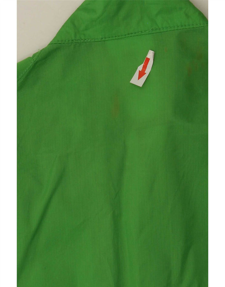Adidas Mens Treino Top Jacket Pequeno Verde Nylon