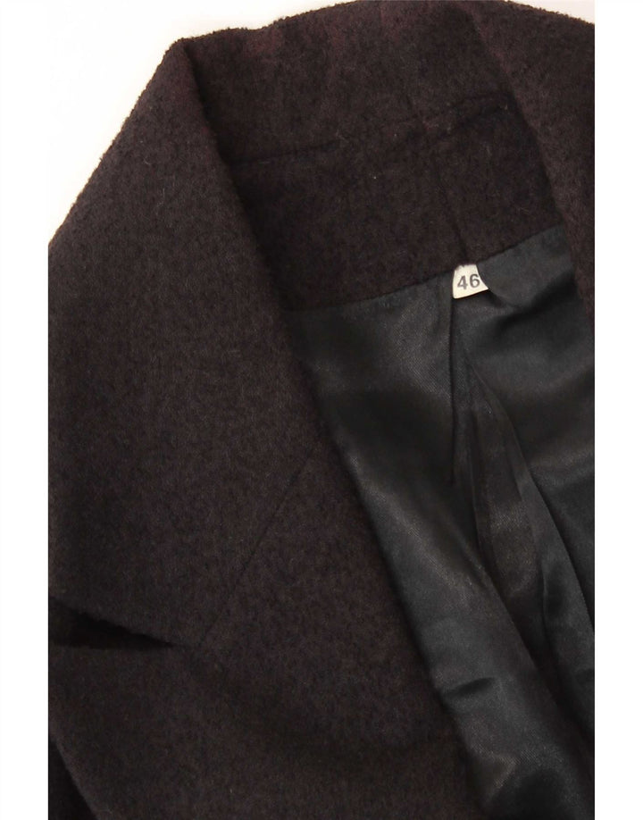 Jaqueta blazer feminina vintage com 1 botão IT 46 grande preta