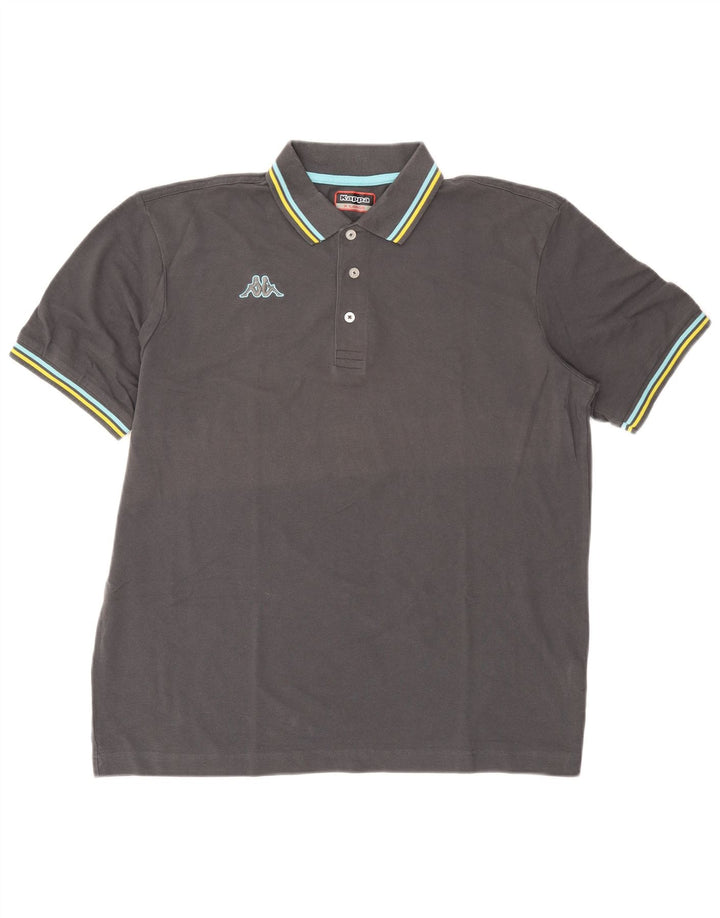 Camisa polo masculina Kappa XL cinza algodão