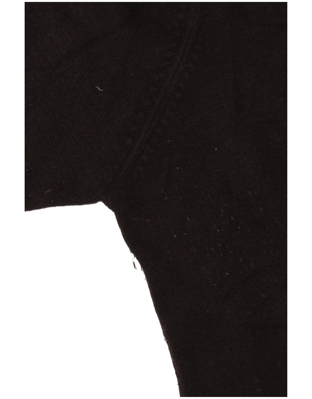 Suéter feminino Essentials com gola redonda Reino Unido 14 acrílico preto médio