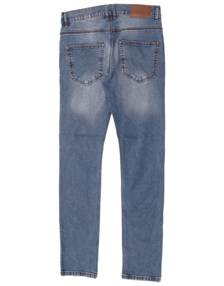 French Connection Masculino Slim Jeans W30 L32 Azul Algodão