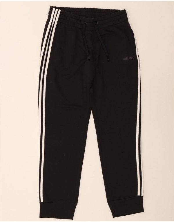 Adidas Womens Climalite Calças de treino Joggers UK 12/14 Médio Preto