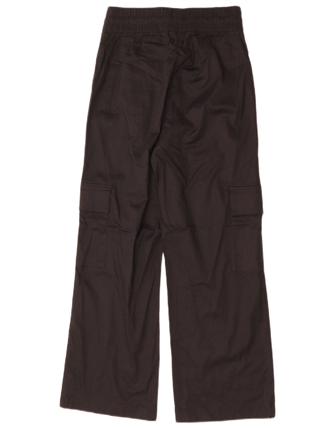 Calça cargo feminina ADIDAS cintura alta UK 8/10 pequena W25 L28 preta