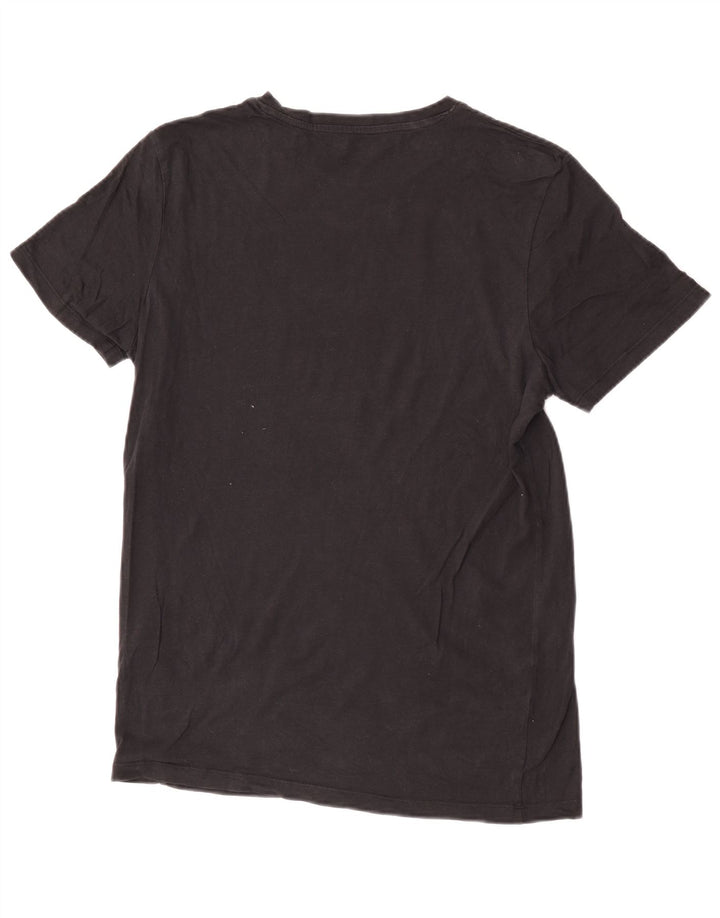 Camiseta masculina Jack & Jones grande algodão preto