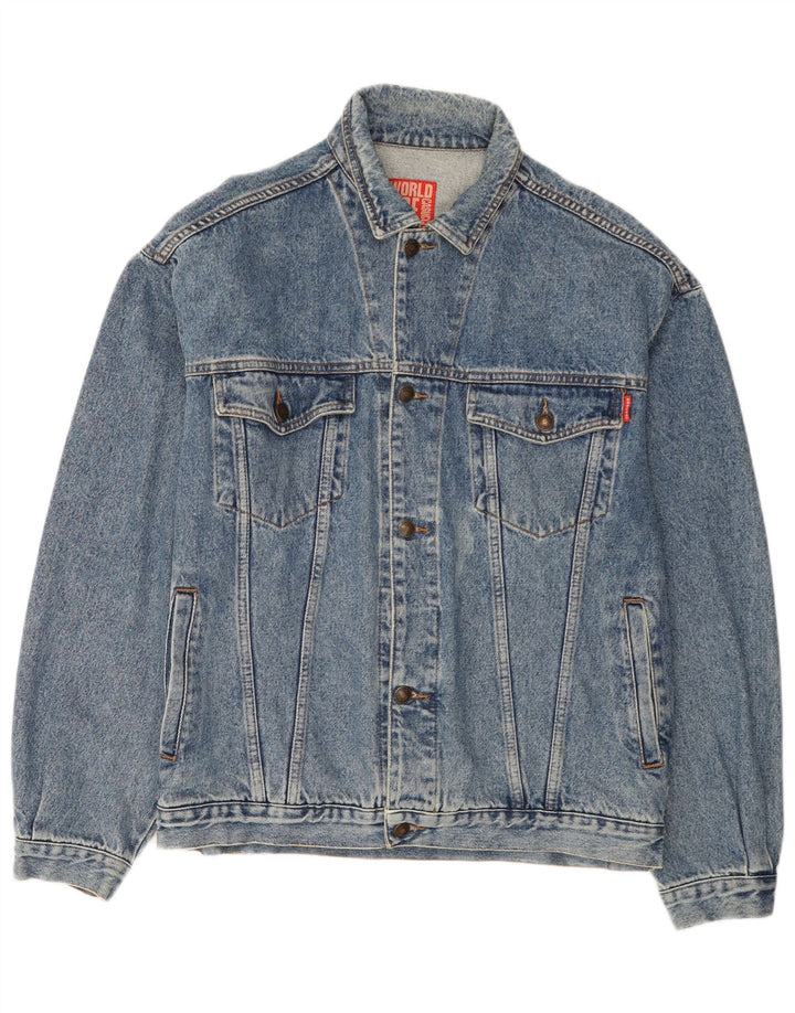 Jaqueta jeans masculina Casucci UK 42 XL azul