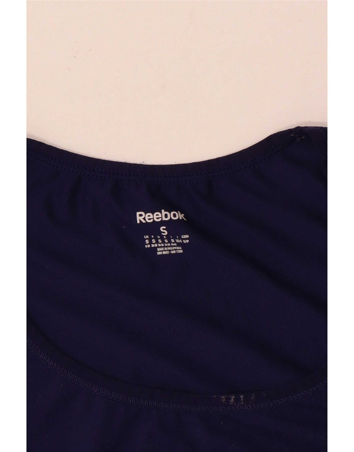 Camiseta Reebok Mulher Top UK 8/10 Pequena Roxa
