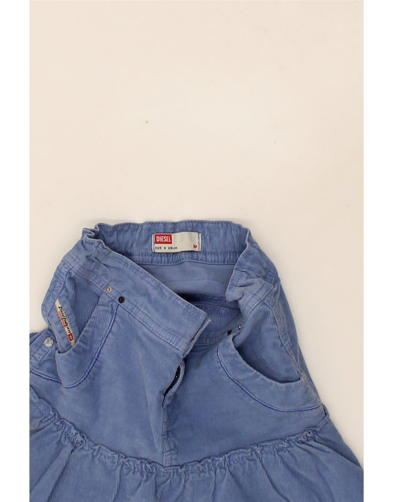 DIESEL Girls Corduroy Skirt 5-6 Years W21 Blue Cotton Vintage Diesel and Second-Hand Diesel from Messina Hembry 