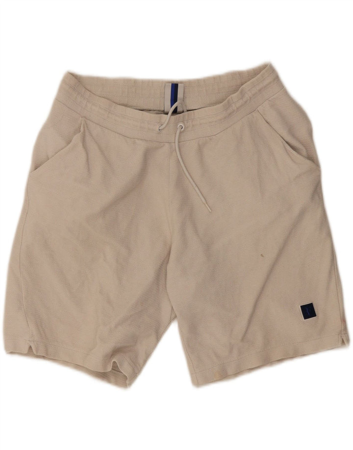 Shorts esportivos masculinos Nike grandes de algodão bege