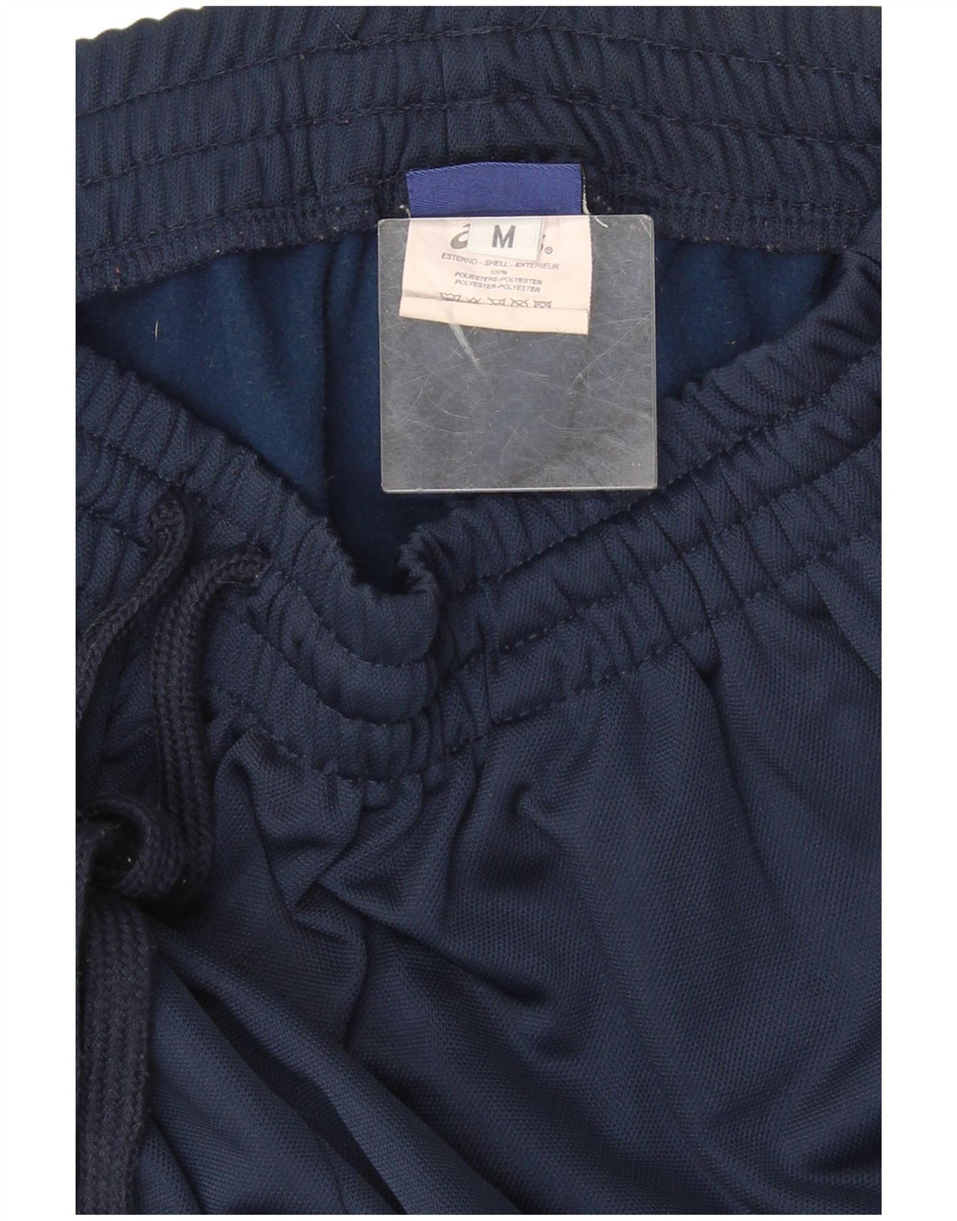 Calça de treino masculina Asics poliéster azul marinho médio