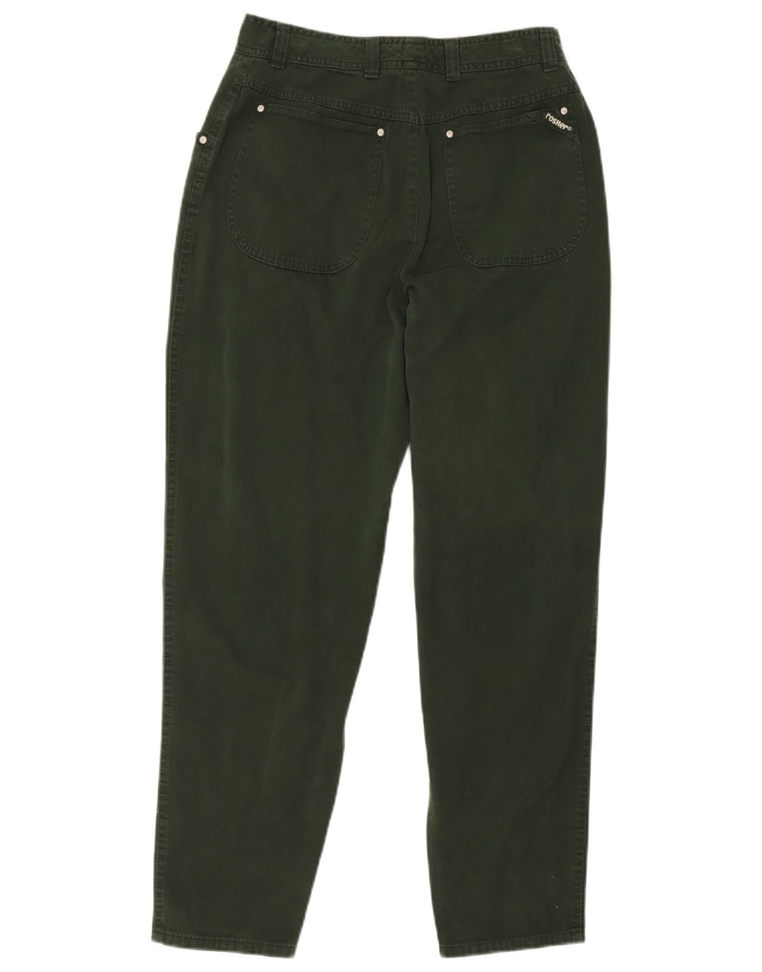 Rosner Jeans Cônicos Femininos EU 40 Médio W30 L29 Algodão Verde