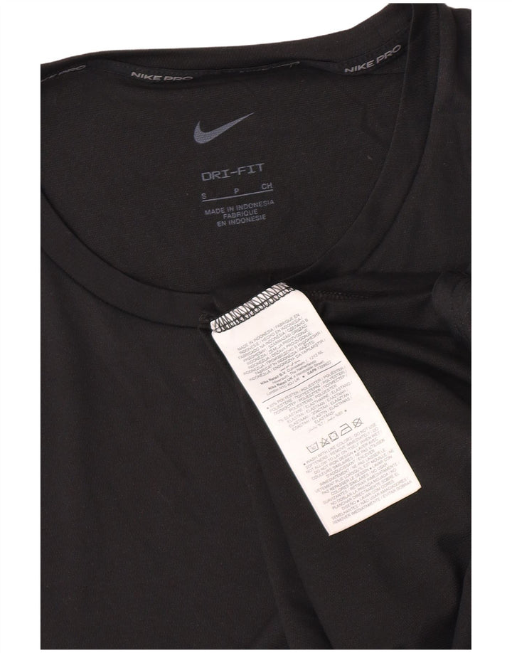 Camiseta Nike Masculina Dri Fit Top Pequeno Poliéster Preto