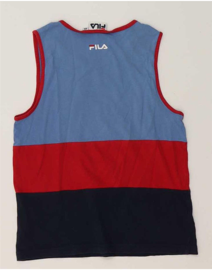 Fila Boys Vest Top 7-8 Anos Multicolor Colorblock