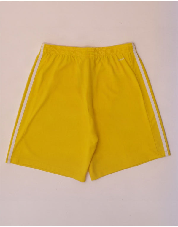Adidas Mens Sport Shorts Poliéster Amarelo Médio