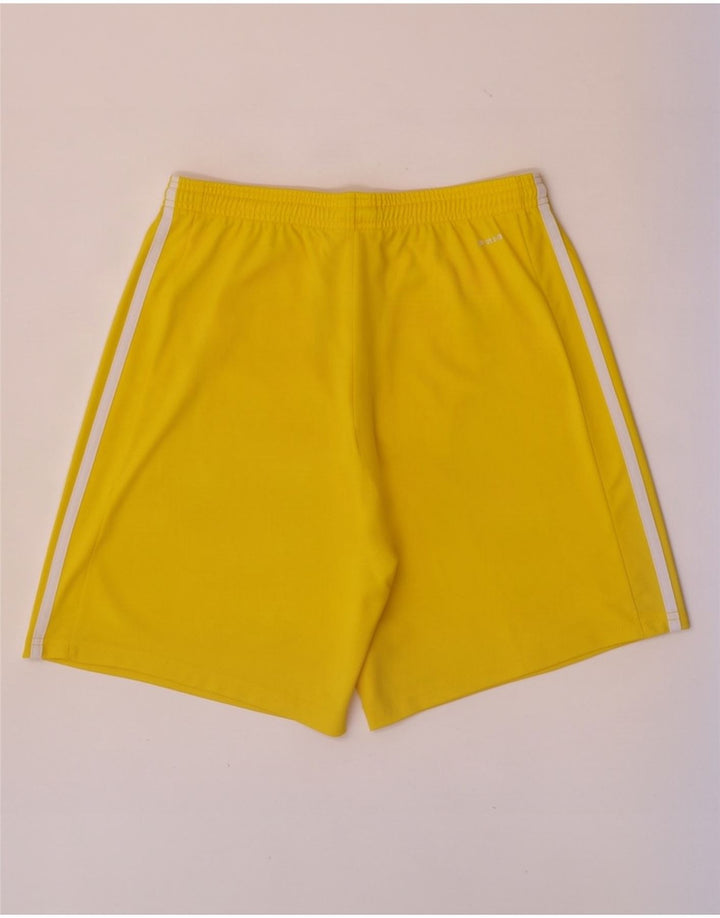 Adidas Mens Sport Shorts Poliéster Amarelo Médio