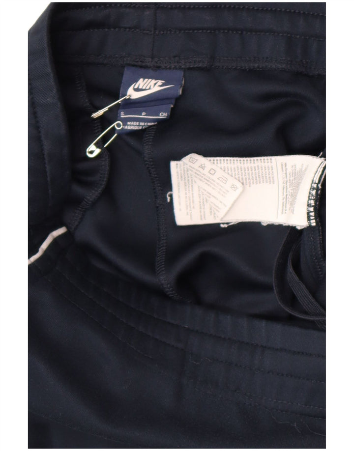 Calça de treino masculina Nike pequena azul marinho poliéster