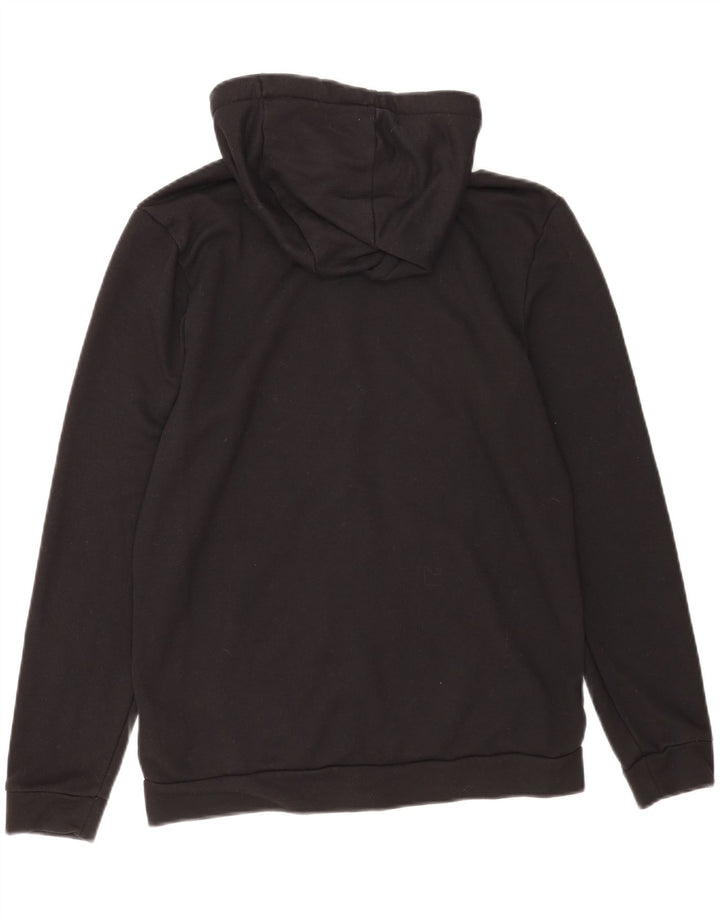 Suéter Nike masculino Dri Fit Zip com capuz pequeno poliéster preto
