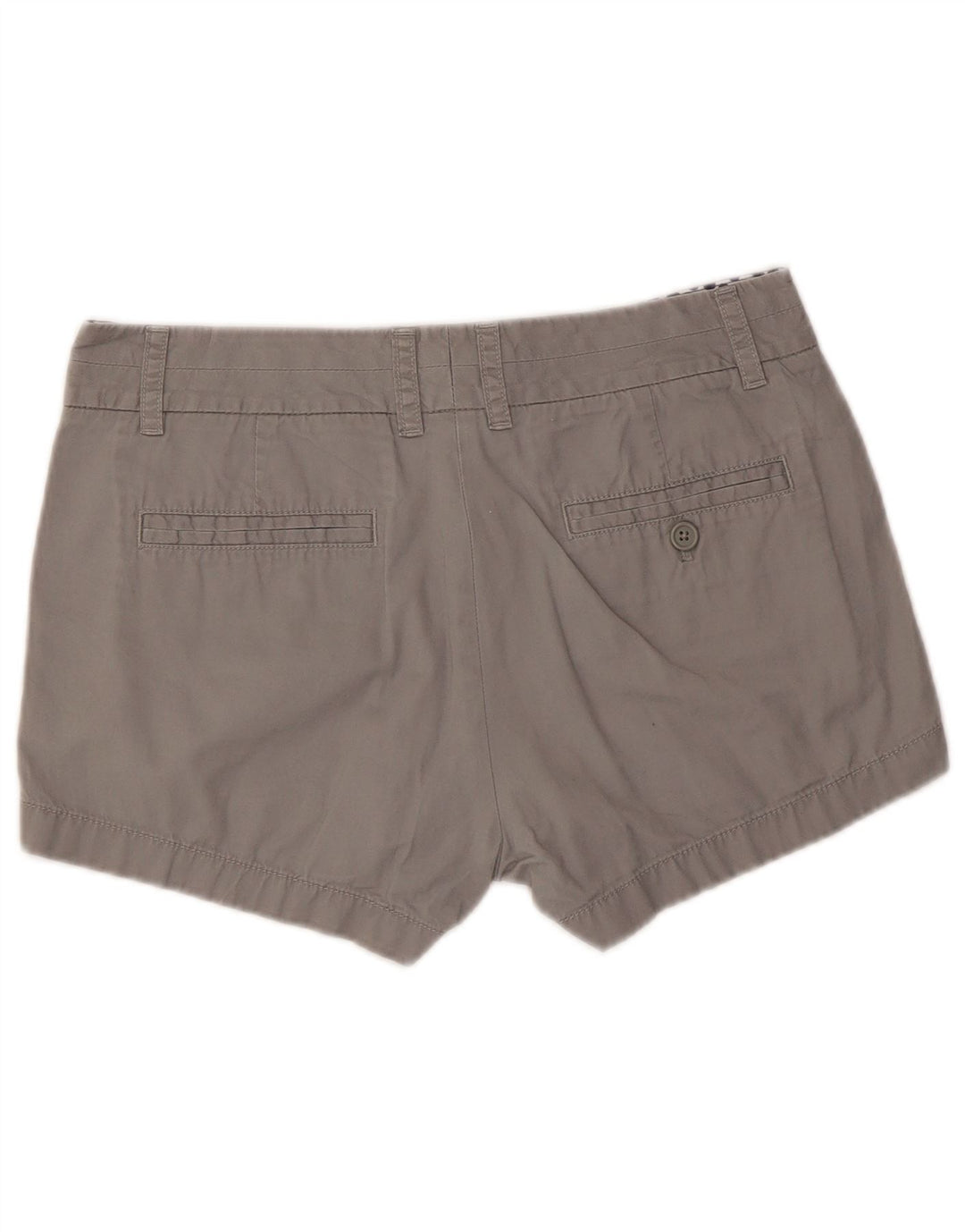 J. Crew Shorts Chino Feminino W30 Algodão Cinza Médio