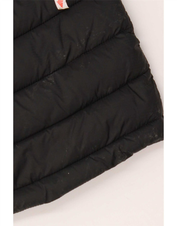 Jaqueta acolchoada com capuz para meninas Berghaus 9-10 anos poliéster preto