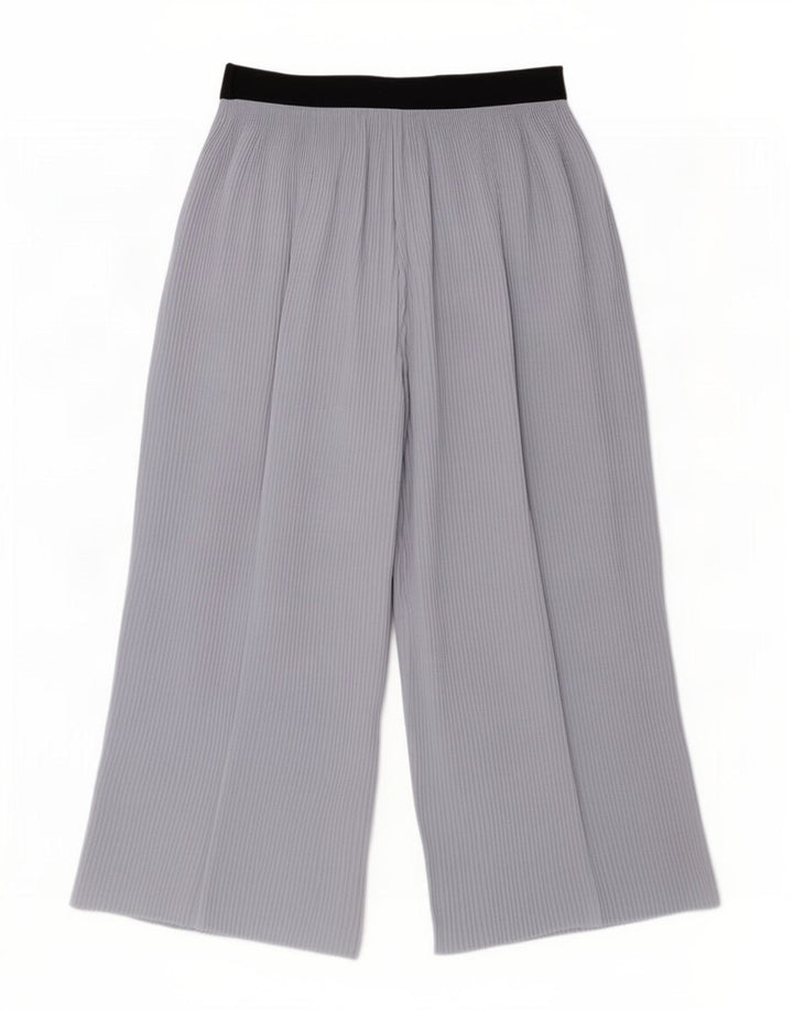 Calça feminina Zara Cullotes cortada pequena W26 L22 azul