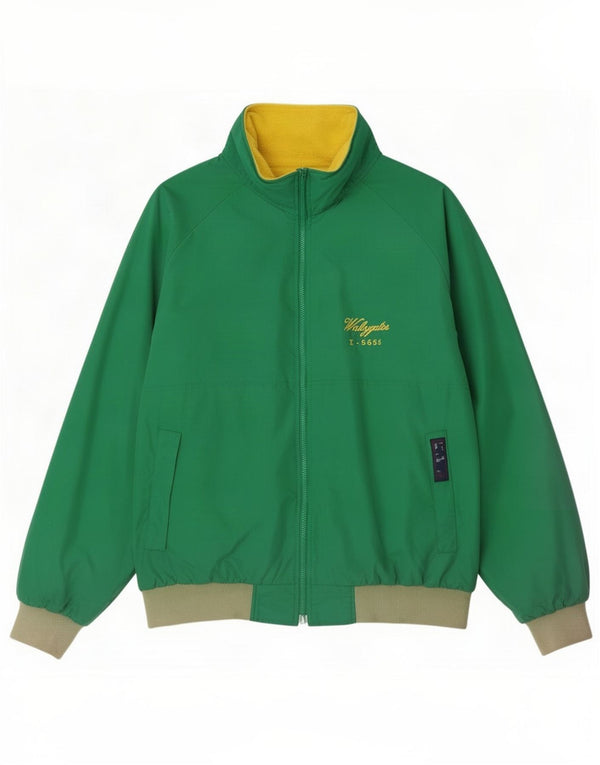Jaqueta bomber masculina Slam com capuz UK 44 2XL nylon verde