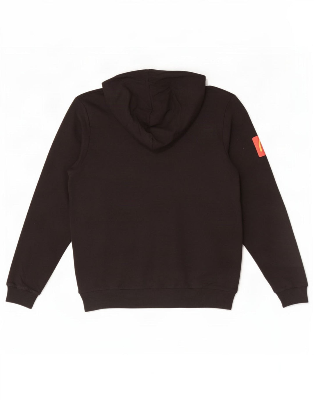 Suéter com capuz gráfico masculino Puma grande algodão preto