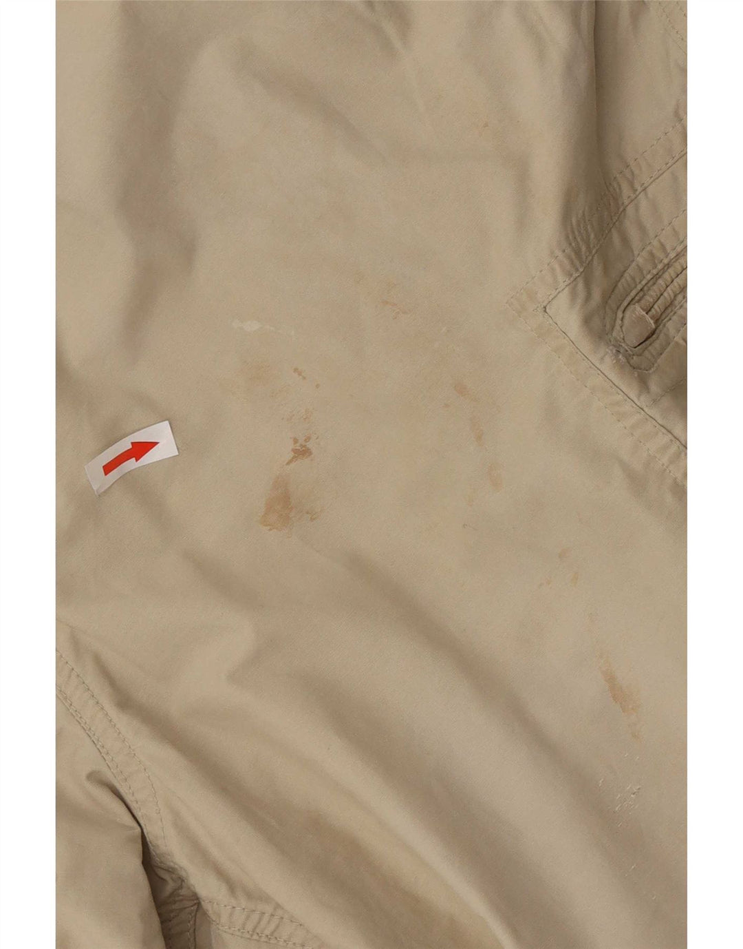 Calça cargo reta masculina Marks & Spencer W36 L31 algodão bege