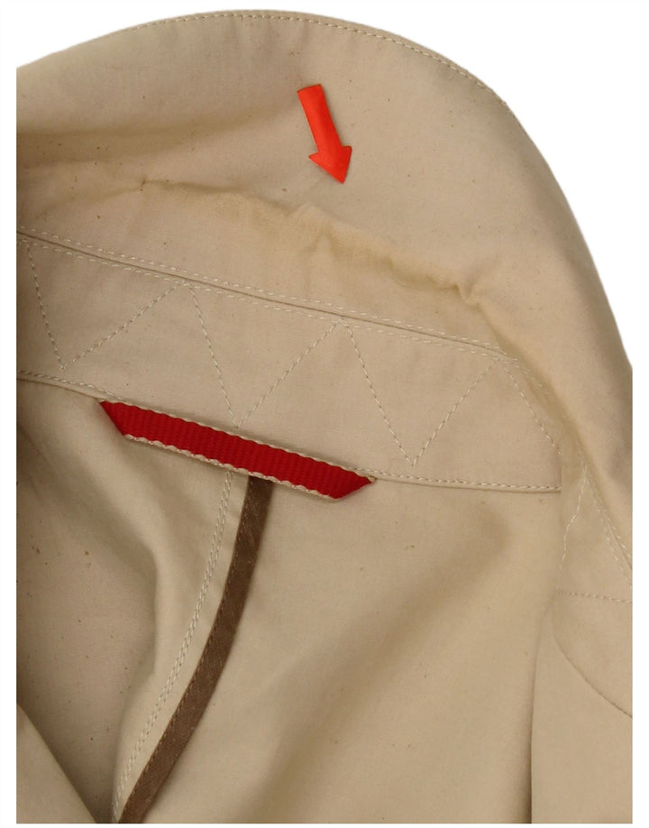 Sobretudo masculino Belfe UK 42 XL algodão bege