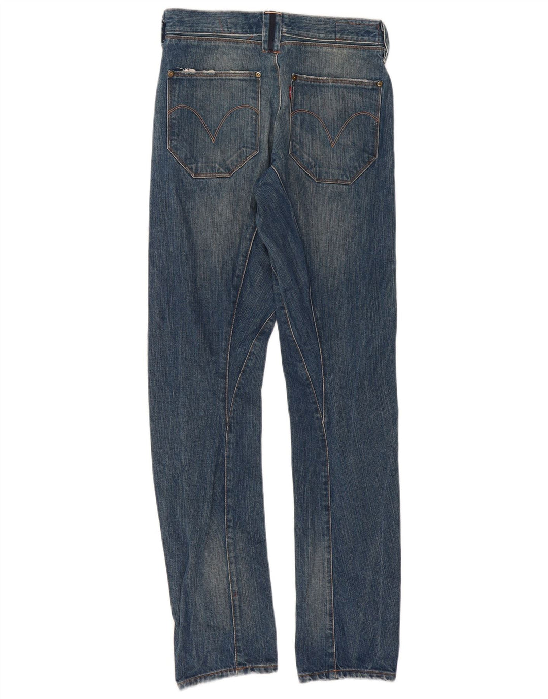 Calça Jeans Slim Feminina Levi's W28 L34 Azul Algodão