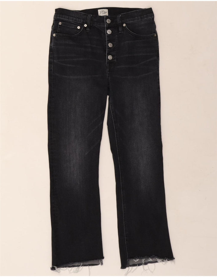 J. CREW Jeans Bootcut feminino W28 L26 algodão preto