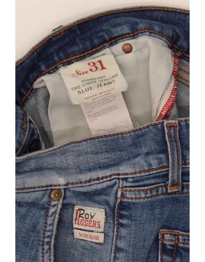 Calça jeans feminina Roy Rogers W31 L26 azul algodão