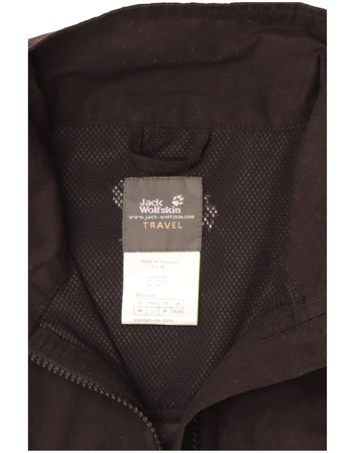 Jaqueta masculina sem mangas Jack Wolfskin com top de treino Reino Unido 36/38 médio preto