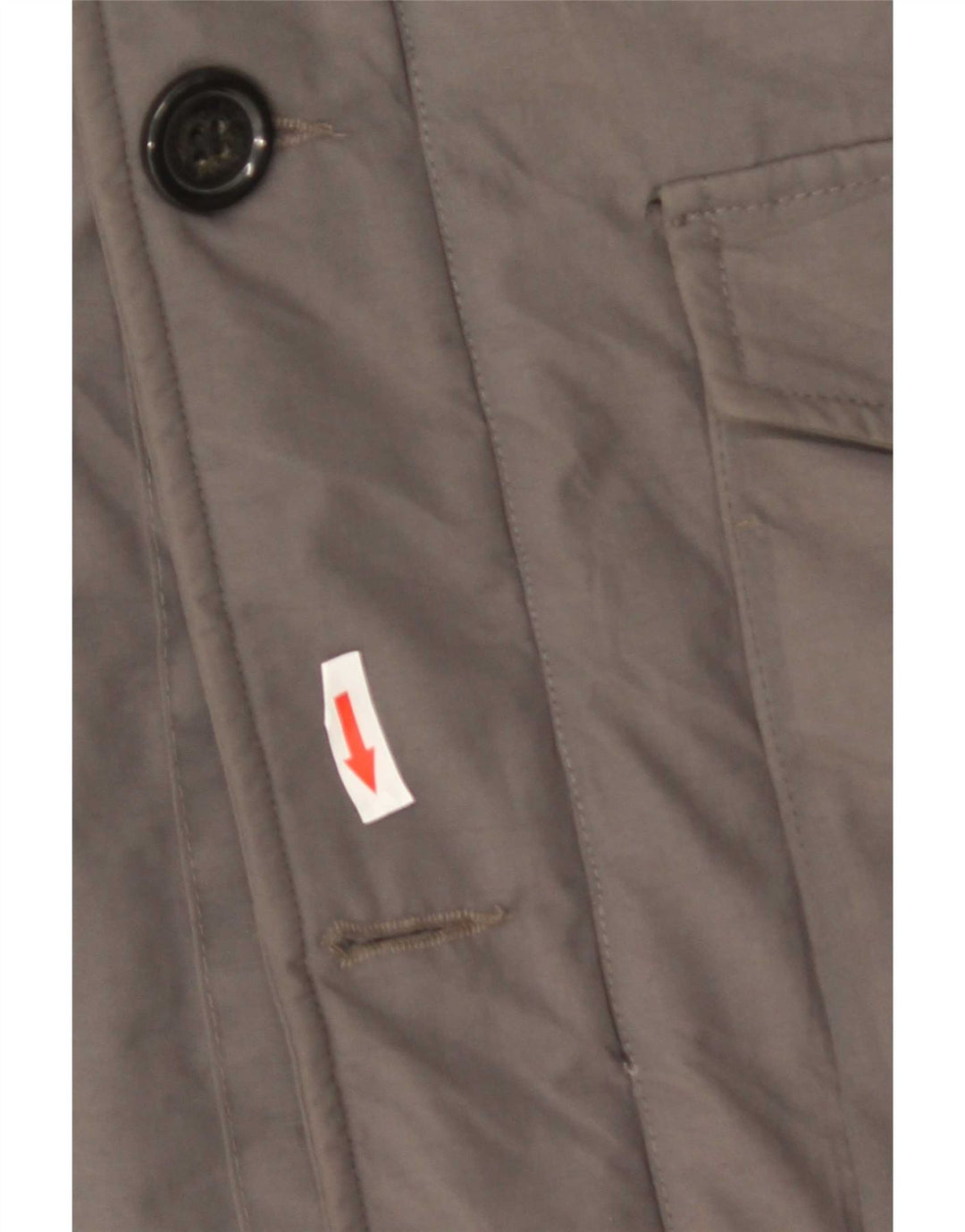 Jaqueta Parka masculina Refrigiwear com capuz UK 46 3XL cinza