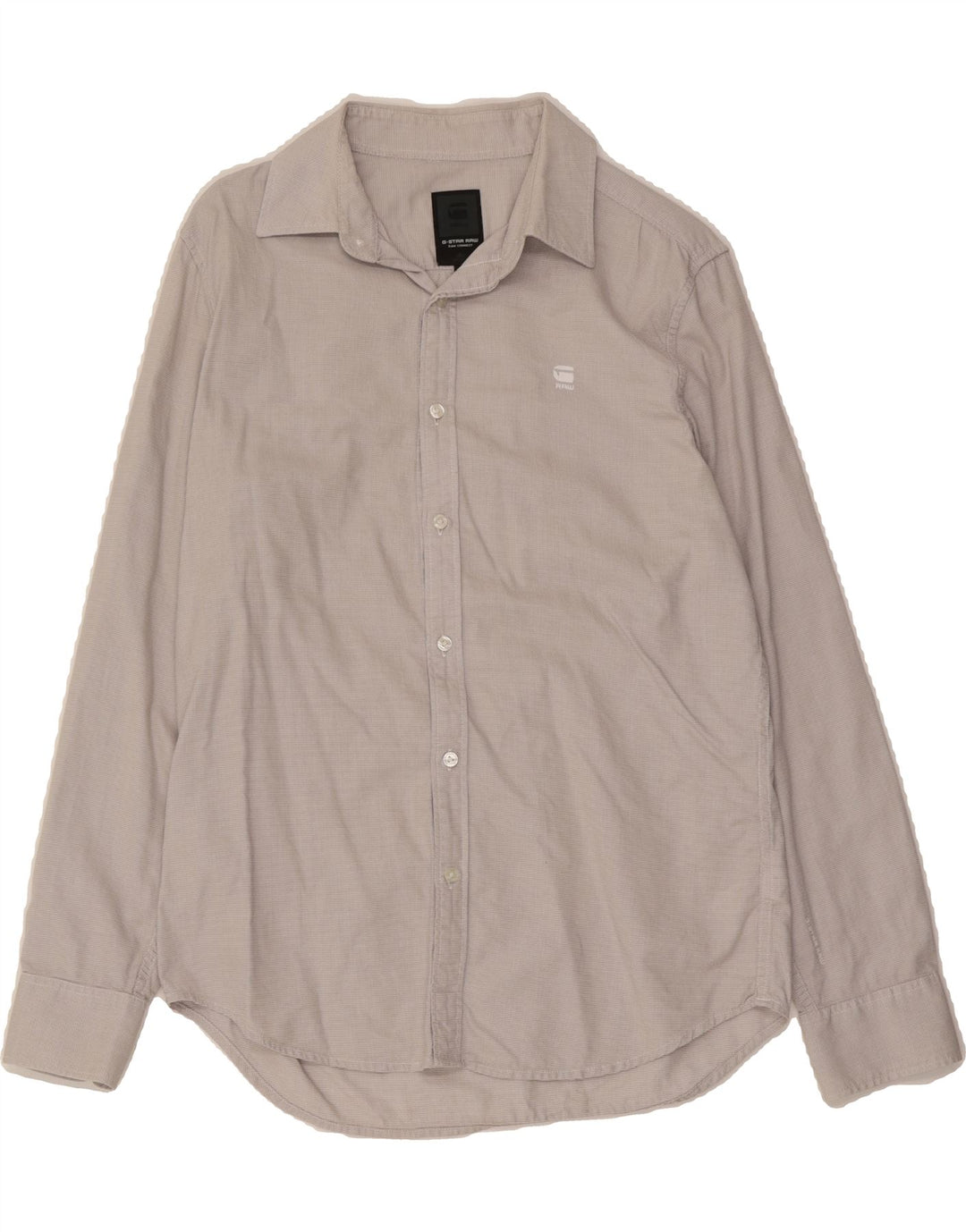 G-STAR Mens Shirt Large Beige Check Cotton Vintage G-Star and Second-Hand G-Star from Messina Hembry 