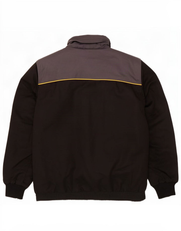 Poliéster preto de Colourblock do revestimento utilitário encapuçado Reino Unido 42 XL dos homens do CAT