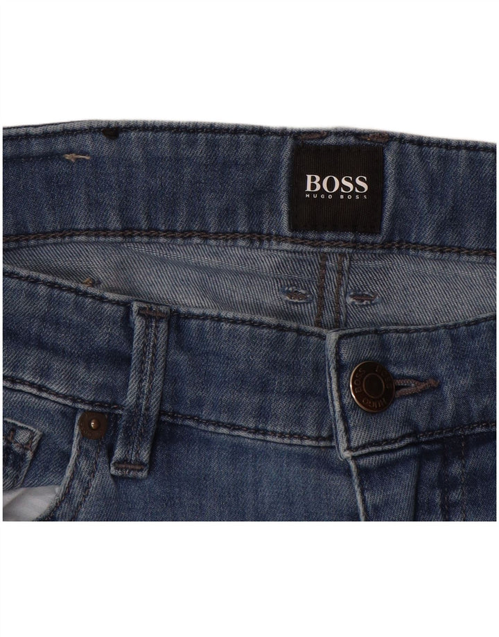HUGO BOSS Jeans Slim Feminino W30 L32 Azul Algodão