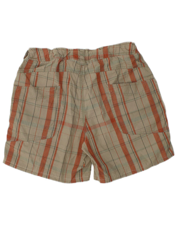 Nike Mens Shorts Médio W32 Verde Xadrez Algodão