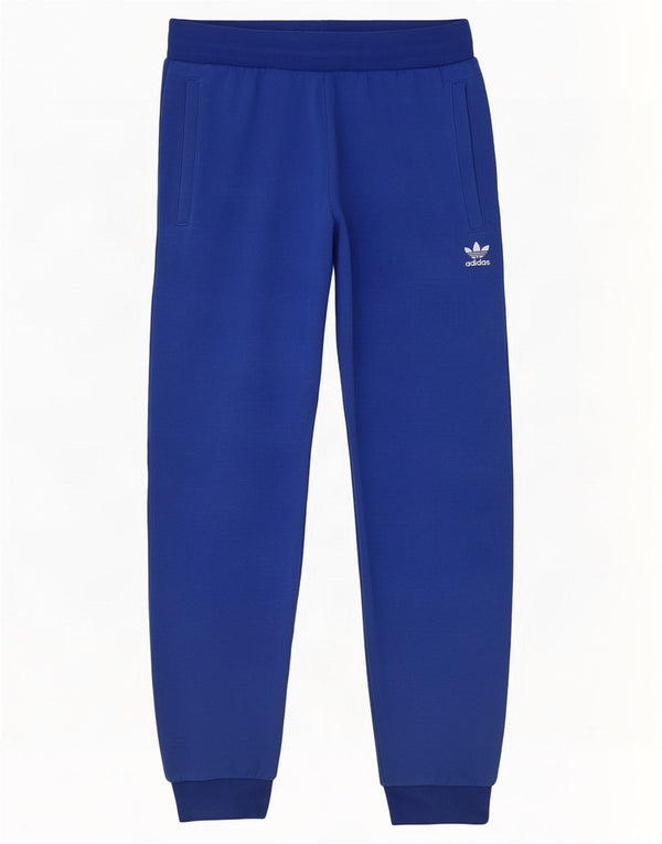 Adidas Mens Treino Calças Joggers XL Azul Algodão