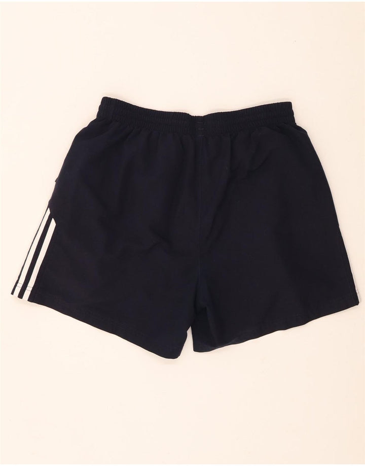 Shorts esportivos masculinos Adidas médio preto poliéster