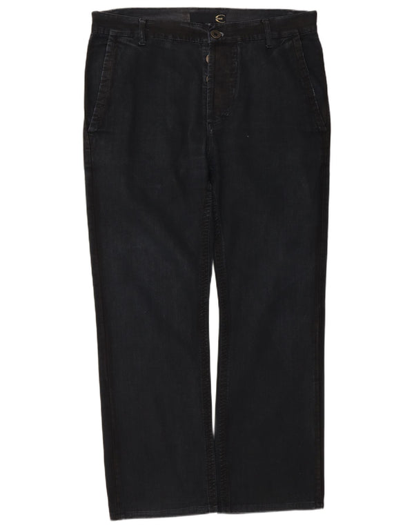 Jeans retos masculinos Just Cavalli IT 48 médio W34 L28 azul marinho