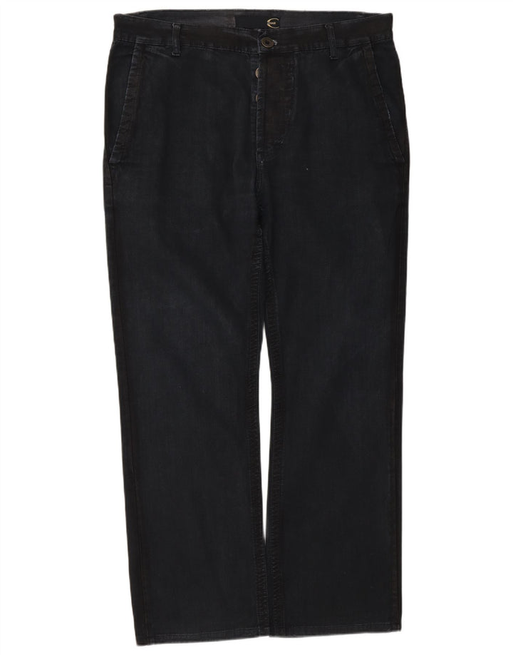 Jeans retos masculinos Just Cavalli IT 48 médio W34 L28 azul marinho