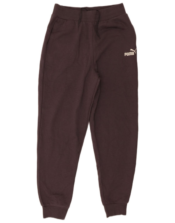 Calça de treino masculina Puma Joggers pequeno algodão roxo